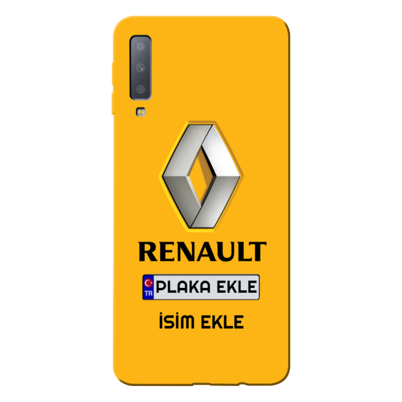 Samsung Galaxy A7 2018 Kılıf Tasarla Resimli Kılıfını Renault Logo