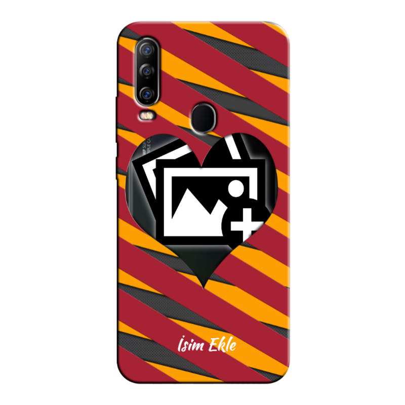 General Mobile - GM 20 pro Aşıklara Özel Sarı-Kırmızı Silikon Kılıf