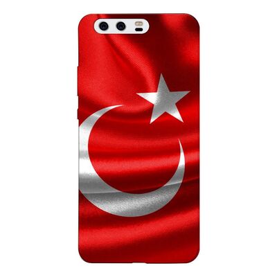 Huawei - P10 Türk Bayrağı V1 Silikon Kılıf