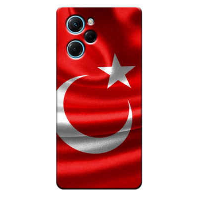 Xiaomi - Poco X5 Pro 5G Türk Bayrağı V1 Silikon Kılıf