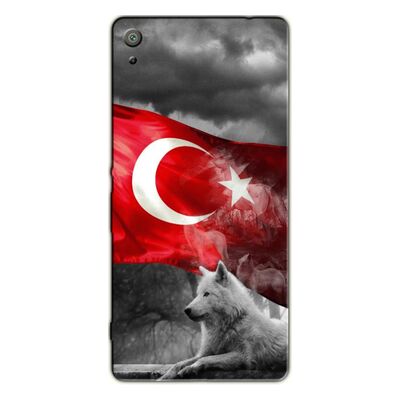 Sony - Xperia XA1 Ultra Türk Bayrağı V3 Silikon Kılıf