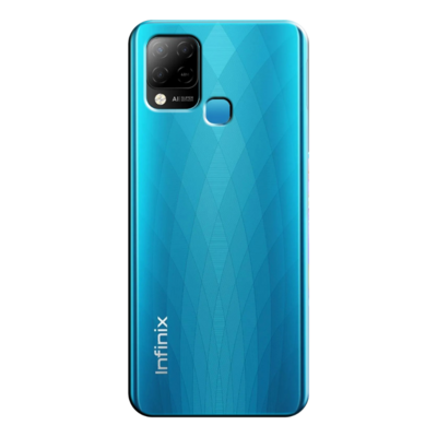 İnfinix - Hot 10T Dalgalı Türk Bayrağı Silikon Kılıf