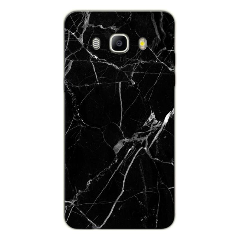 Samsung - Galaxy J5 (2016) Siyah  Deseni Silikon Kılıf