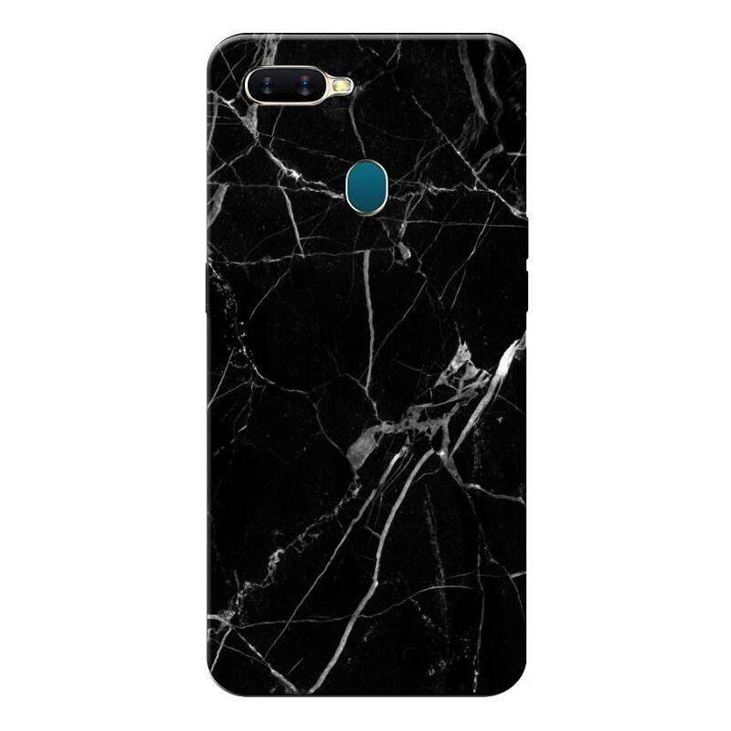 Oppo - AX7 Siyah  Deseni Silikon Kılıf