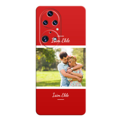 Huawei - P50 Pro Canvas Tasarımı V2 Silikon Kılıf
