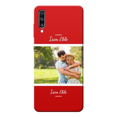 Samsung - Galaxy A70 Canvas Tasarımı V2 Silikon Kılıf