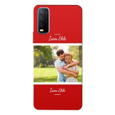 Vivo - Y20S Canvas Tasarımı V2 Silikon Kılıf