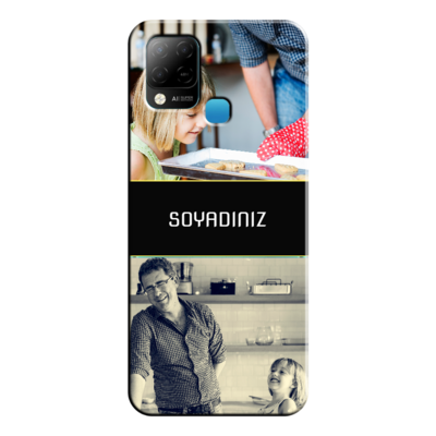 İnfinix - Hot 10T Canvas Tasarımı V3 Silikon Kılıf