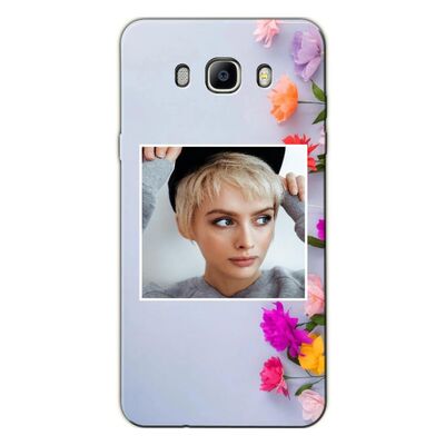Samsung - Galaxy J7 2016 Canvas Tasarımı V4 Silikon Kılıf
