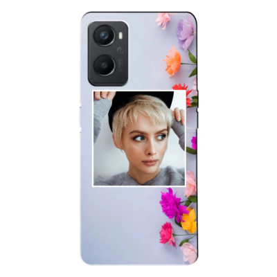 Oppo - A96 4G Canvas Tasarımı V4 Silikon Kılıf