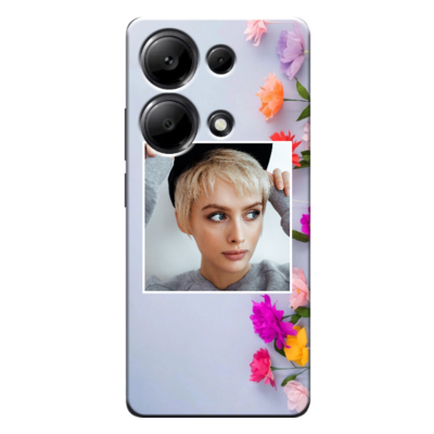 Xiaomi - Poco M6 Pro Canvas Tasarımı V4 Silikon Kılıf