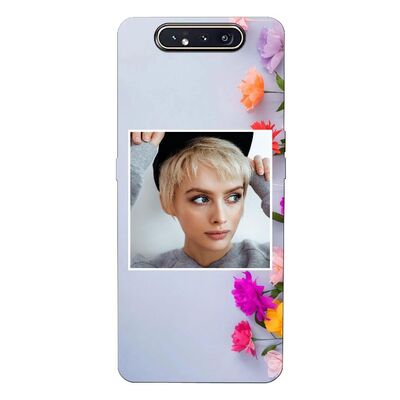 Samsung - Galaxy A80 Canvas Tasarımı V4 Silikon Kılıf