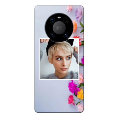 Huawei - Mate 40 Pro Canvas Tasarımı V4 Silikon Kılıf
