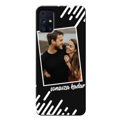 Samsung - Galaxy M51 Canvas Tasarımı V7 Silikon Kılıf