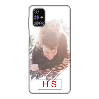 Samsung - Galaxy M31s Canvas Tasarımı V9 Silikon Kılıf