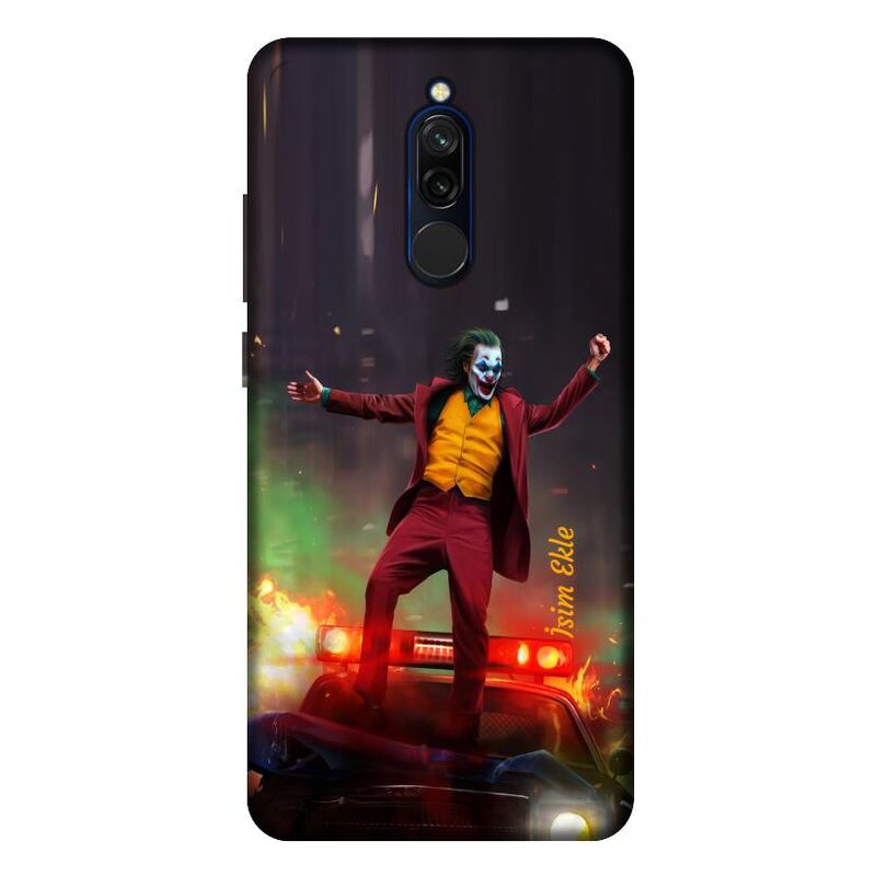 Xiaomi - Redmi 8 Return of the Joker Silikon Kılıf