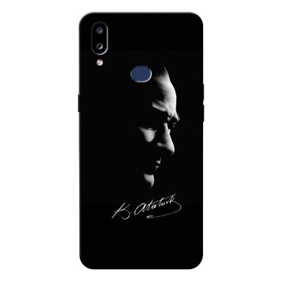 Samsung - Galaxy A10S Mustafa Kemal Atatürk Black Silikon Kılıf