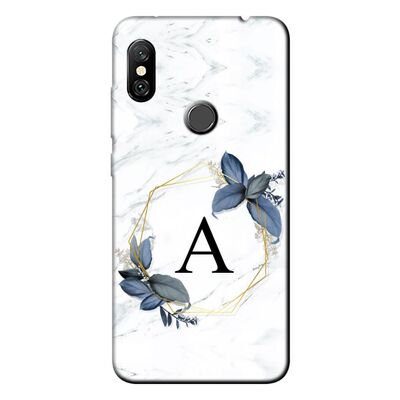 Xiaomi - Redmi Note 6 pro Kişiye Özel Baş Harfi Tasarımı A3 Silikon Kılıf