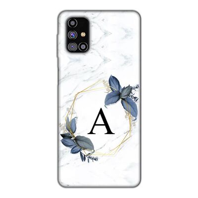 Samsung - Galaxy M31s Kişiye Özel Baş Harfi Tasarımı A3 Silikon Kılıf