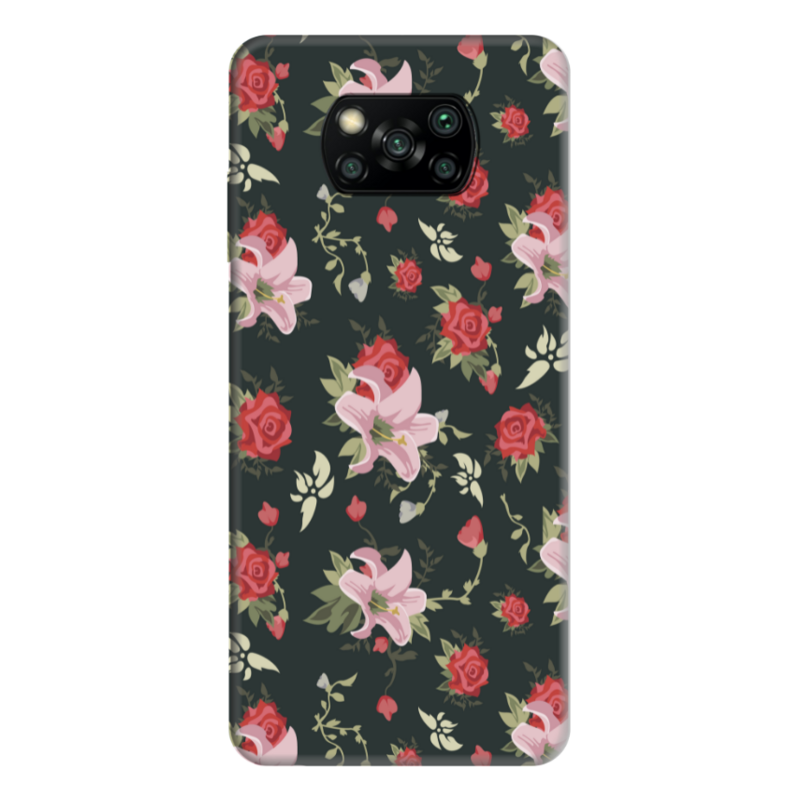 Xiaomi Poco X3 Pro Kılıf Tasarla Resimli Kılıfını Bahar Çiçekleri 1 Silikon Kılıf 7789