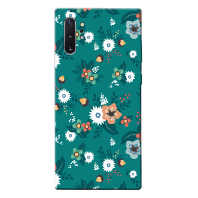 Samsung - Galaxy Note 10 Plus Bahar Çiçekleri 2 Silikon Kılıf