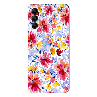 Samsung - Galaxy A04S Bahar Çiçekleri 7 Silikon Kılıf