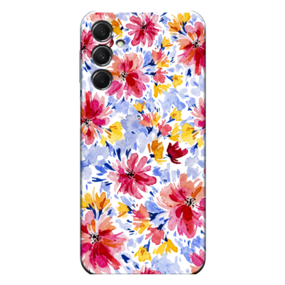 Samsung - Galaxy M34 5G Bahar Çiçekleri 7 Silikon Kılıf