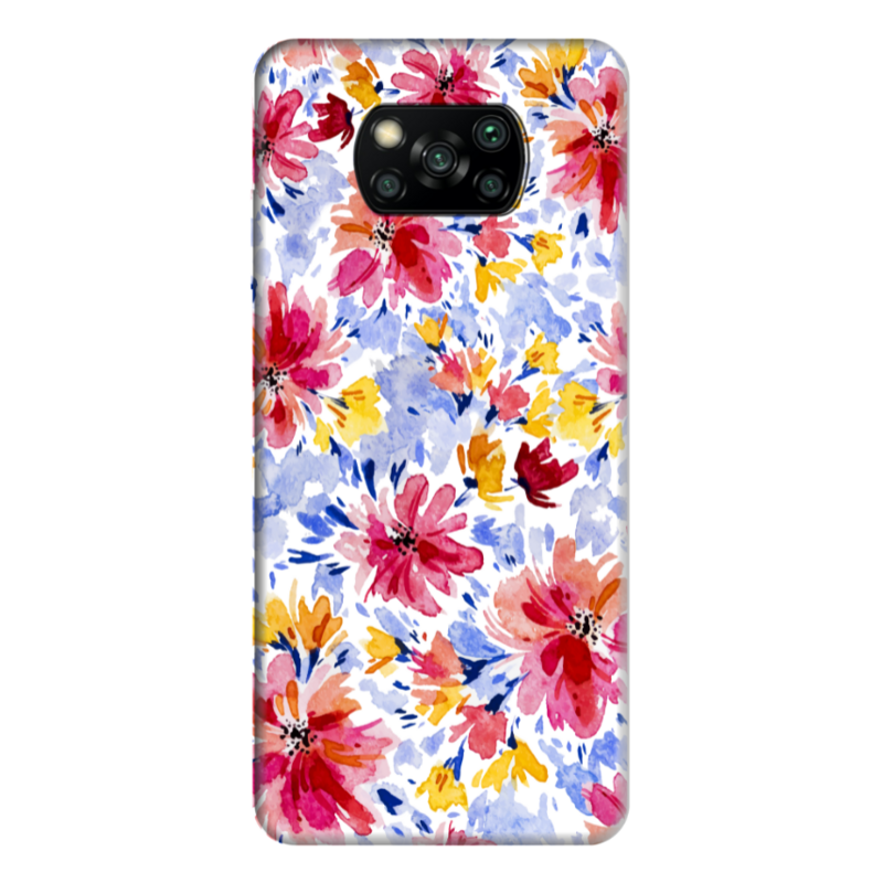 Xiaomi Poco X3 Pro Kılıf Tasarla Resimli Kılıfını Bahar Çiçekleri 7 Silikon Kılıf 4010