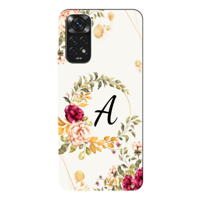 Xiaomi - Redmi Note 12 Pro Kişiye Özel Baş Harfi Tasarımı A16 Silikon Kılıf