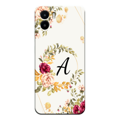 Xiaomi - Redmi A1 Kişiye Özel Baş Harfi Tasarımı A16 Silikon Kılıf