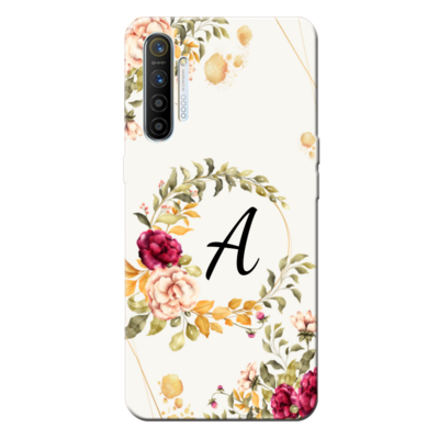 Realme - XT Kişiye Özel Baş Harfi Tasarımı A16 Silikon Kılıf