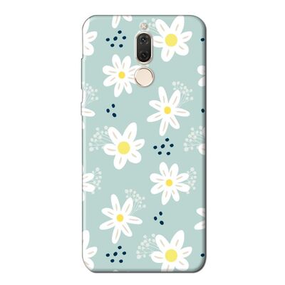 Huawei - Mate 10 Lite Bahar Çiçekleri 10 Silikon Kılıf