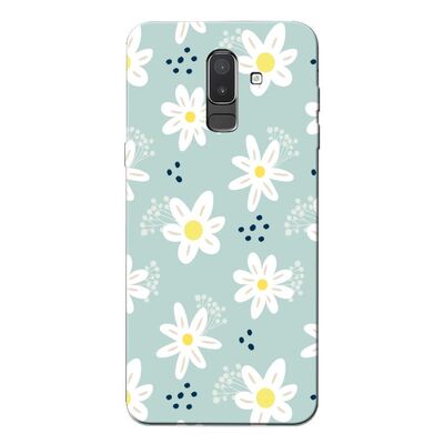 Samsung - Galaxy J8(2018) Bahar Çiçekleri 10 Silikon Kılıf