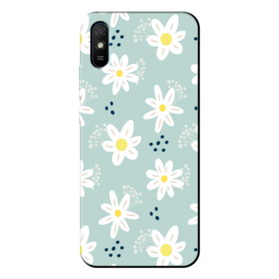 Xiaomi - Redmi 9A Bahar Çiçekleri 10 Silikon Kılıf
