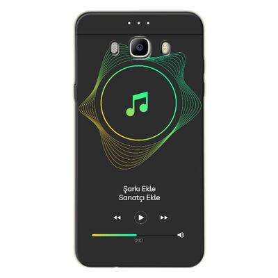 Samsung - Galaxy J7 2016 Müzik player tema v1 Silikon Kılıf