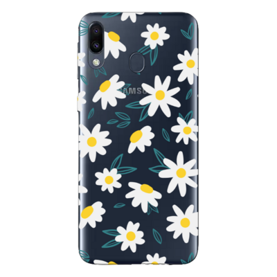 Samsung - Galaxy M20 Papatya - Şeffaf Silikon Kılıf