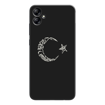 Samsung - Galaxy A04e Ay Yıldız ve Atatürk Silikon Kılıf
