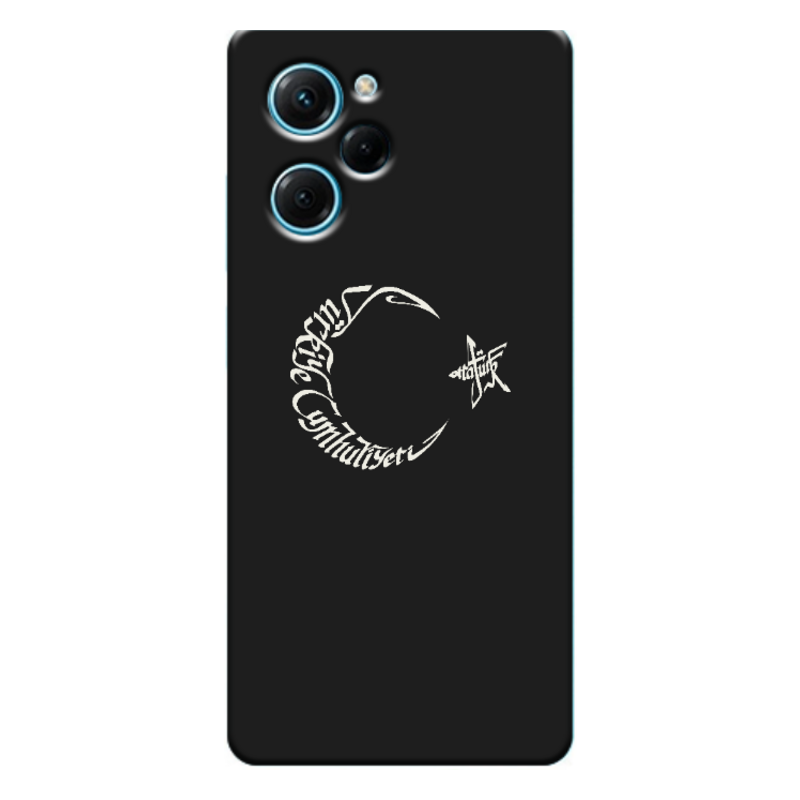 Xiaomi Poco X5 Pro 5g Kılıf Tasarla Resimli Kılıfını Ay Yıldız Ve Atatürk Silikon Kılıf 5582