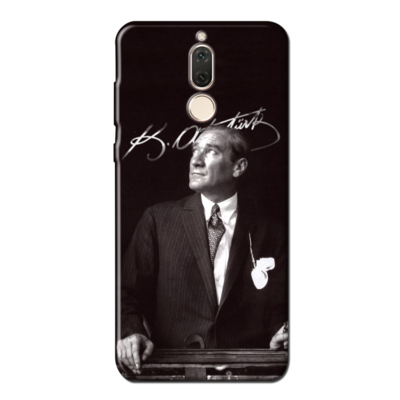 Huawei - Mate 10 Lite Mustafa Kemal Atatürk Silikon Kılıf
