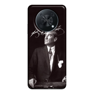 Huawei - Nova Y90 Mustafa Kemal Atatürk Silikon Kılıf