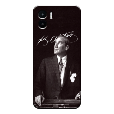 Xiaomi - Redmi A1 Mustafa Kemal Atatürk Silikon Kılıf