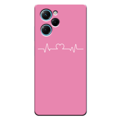 Xiaomi - Poco X5 Pro 5G Heartline Pembe Silikon Kılıf