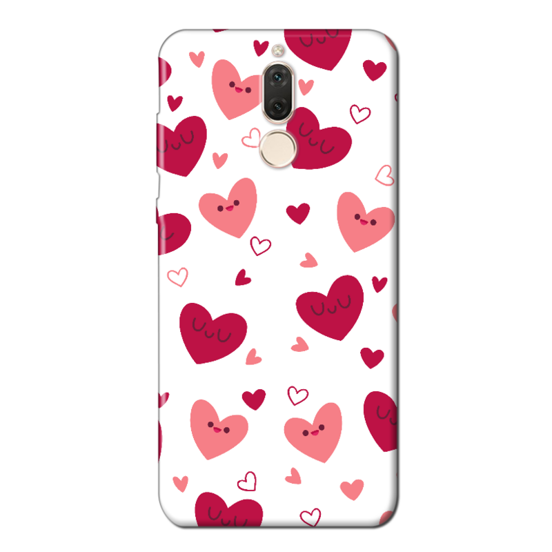 Huawei - Mate 10 Lite Mutlu Kalpler Silikon Kılıf