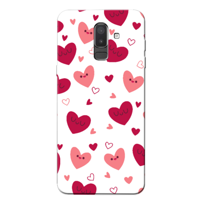 Samsung - Galaxy J8(2018) Mutlu Kalpler Silikon Kılıf