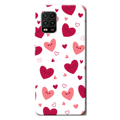 Xiaomi - Mi 10 Lite Mutlu Kalpler Silikon Kılıf