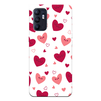 Oppo - Reno 6 4G Mutlu Kalpler Silikon Kılıf