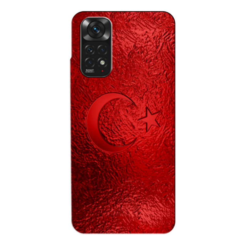 Xiaomi - Poco M4 Pro 5G  Türkiye Bayrağı V2 Silikon Kılıf