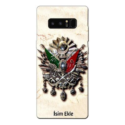 Samsung - Galaxy Note 8 Osmanlı Arması V2 Silikon Kılıf