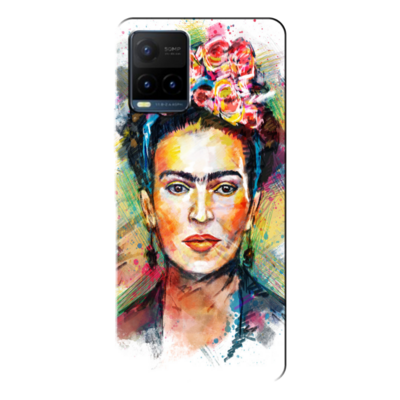 Vivo - Y21s Frida Kahlo Silikon Kılıf