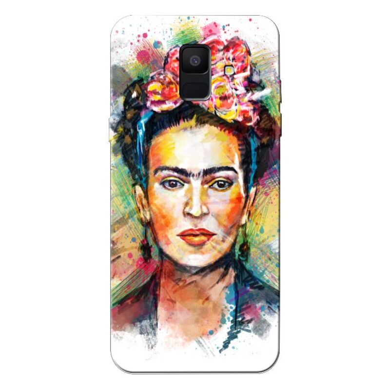 Samsung - Galaxy A6 2018 Frida Kahlo Silikon Kılıf